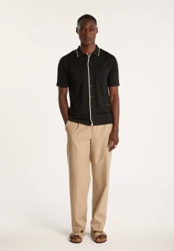 Montagut Short-sleeved shirt in Fil Lumière - Roman