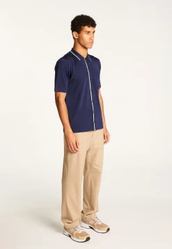 Montagut Short-sleeved shirt in Fil Lumière - Roman