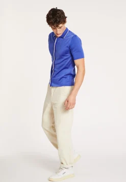 Montagut Short-sleeved shirt in Fil Lumière - Roman