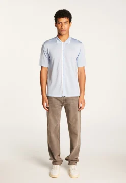 Montagut Short-sleeved shirt in Fil Lumière - Roman