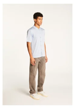 Montagut Short-sleeved shirt in Fil Lumière - Roman