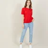 Montagut Short-sleeved T-shirt in Fil Lumière - Adeline