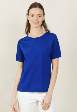 Montagut Short-sleeved T-shirt in Fil Lumière - Adeline