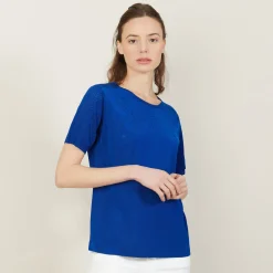 Montagut Short-sleeved T-shirt in Fil Lumière - Adeline