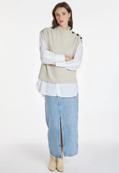 Montagut Sleeveless cashmere and wool sweater - Anika