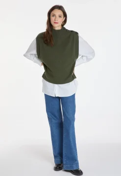 Montagut Sleeveless cashmere and wool sweater - Anika