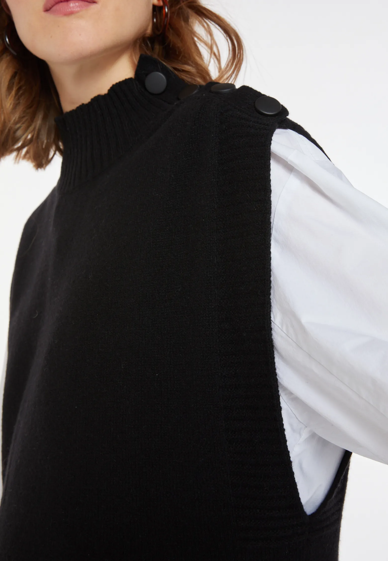 Montagut Sleeveless cashmere and wool sweater - Anika