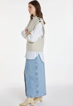 Montagut Sleeveless cashmere and wool sweater - Anika