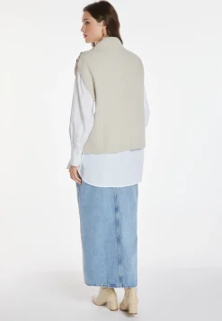 Montagut Sleeveless cashmere and wool sweater - Anika