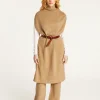 Montagut Sleeveless high neck tunic in wool and cashmere - Garance