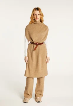 Montagut Sleeveless high neck tunic in wool and cashmere - Garance