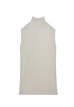 Montagut Sleeveless high neck tunic in wool and cashmere - Garance