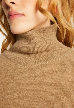 Montagut Sleeveless high neck tunic in wool and cashmere - Garance