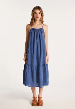 Montagut Sleeveless linen dress - Deborah