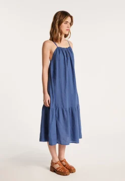 Montagut Sleeveless linen dress - Deborah