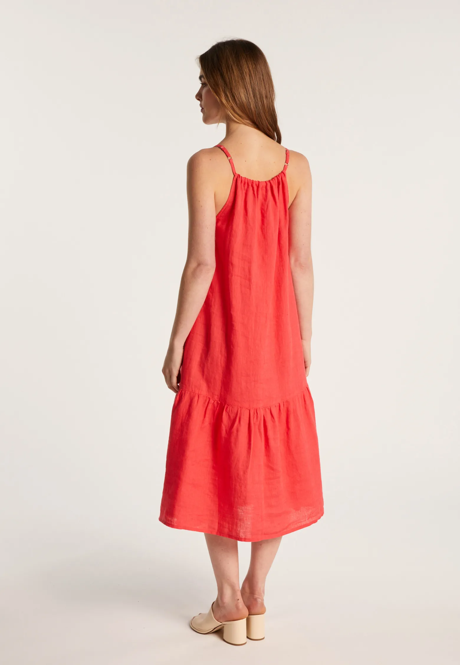 Montagut Sleeveless linen dress - Deborah