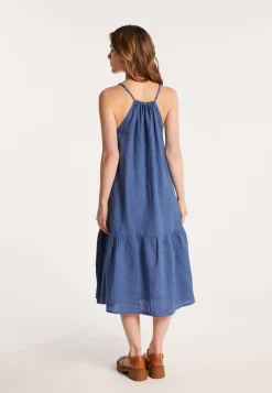 Montagut Sleeveless linen dress - Deborah
