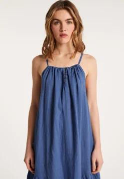 Montagut Sleeveless linen dress - Deborah
