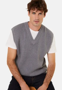 Montagut Sleeveless sweater in merino wool - Felipe