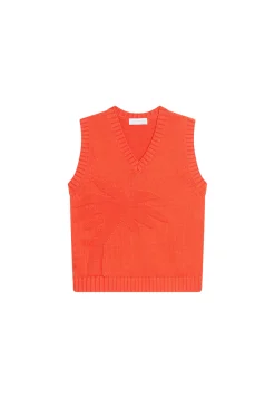 Montagut Sleeveless V-neck cotton sweater - Manon