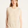 Montagut Sleeveless wool and cashmere sweater - Raven