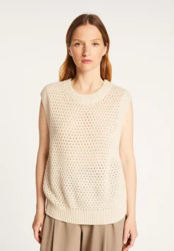 Montagut Sleeveless wool and cashmere sweater - Raven