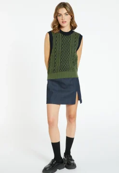 Montagut Sleeveless wool and cashmere sweater - Clotilde