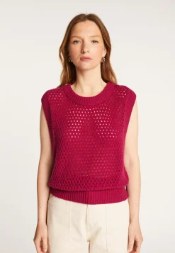Montagut Sleeveless wool and cashmere sweater - Raven