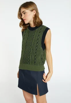Montagut Sleeveless wool and cashmere sweater - Clotilde