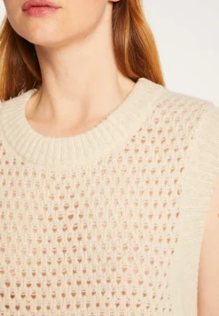 Montagut Sleeveless wool and cashmere sweater - Raven