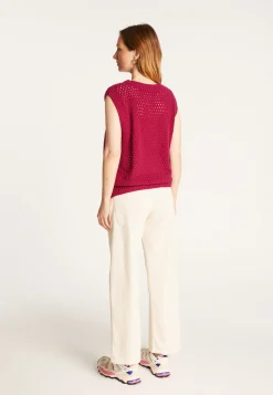 Montagut Sleeveless wool and cashmere sweater - Raven