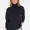 Montagut Slit turtleneck sweater in merino wool - Amy