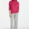 Montagut Slit turtleneck sweater in merino wool - Amy