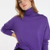 Montagut Slit turtleneck sweater in merino wool - Amy