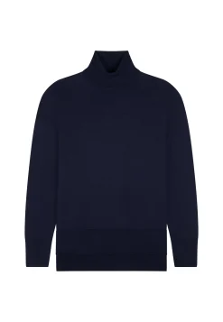 Montagut Slit turtleneck sweater in merino wool - Amy