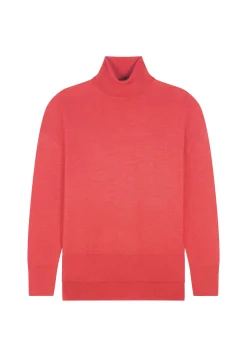 Montagut Slit turtleneck sweater in merino wool - Amy