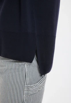 Montagut Slit turtleneck sweater in merino wool - Amy