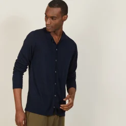 Montagut Slub linen button-down shirt - Blason
