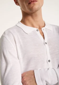 Montagut Slub linen button-down shirt - Blason