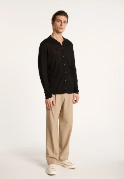 Montagut Slub linen button-down shirt - Blason