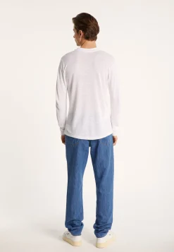 Montagut Slub linen button-down shirt - Blason