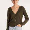 Montagut Slub linen cardigan with pockets - Beauté
