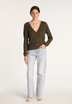 Montagut Slub linen cardigan with pockets - Beauté