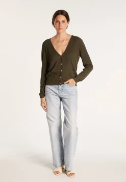 Montagut Slub linen cardigan with pockets - Beauté