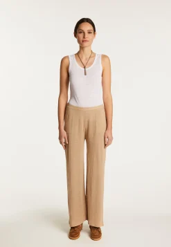 Montagut Slub linen pants - Debora