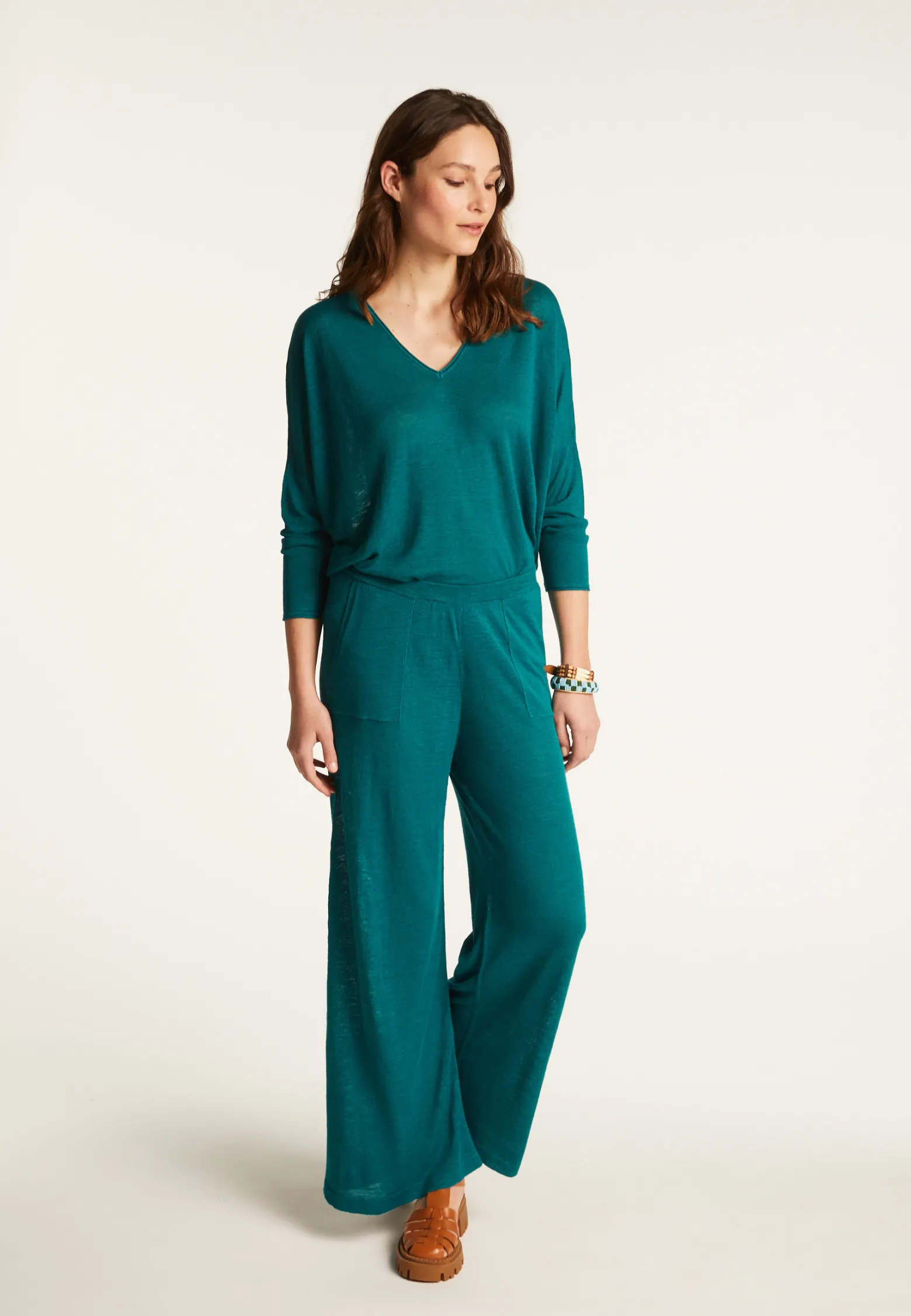 Montagut Slub linen pants - Debora