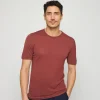 Montagut Slub linen round neck T-shirt - Renaud