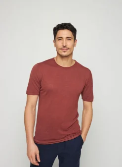 Montagut Slub linen round neck T-shirt - Renaud