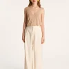 Montagut Slub linen tank top - Lalita
