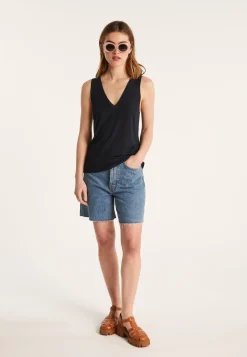 Montagut Slub linen tank top - Lalita